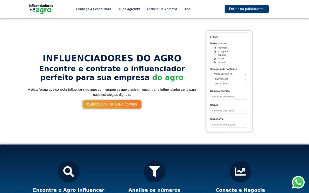 Influenciadores do Agro